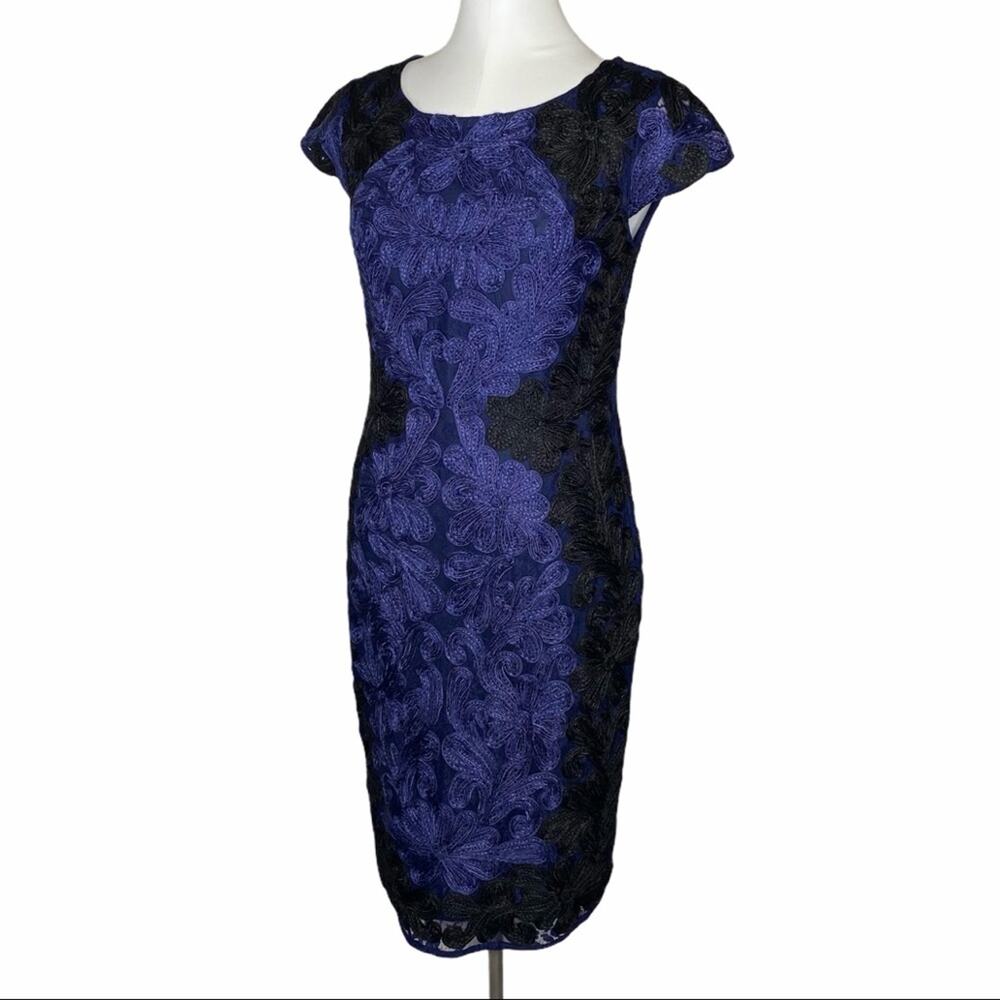 Js Collection Contrast Soutache Sheath Dress Size… - image 4